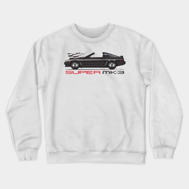 Black MK3 Supra Crewneck Sweatshirt by JRCustoms44